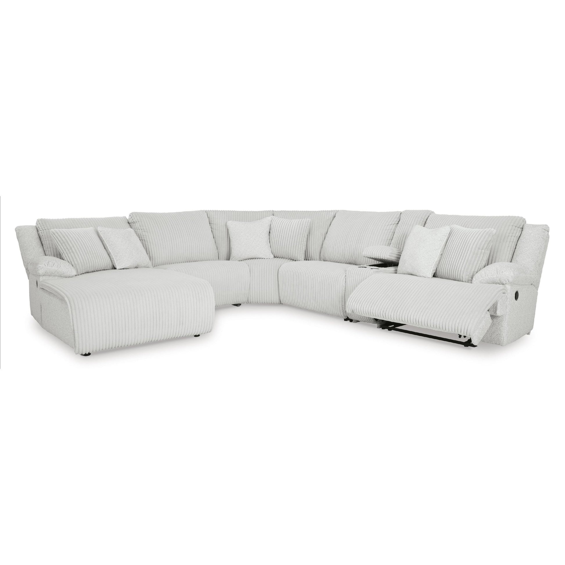 Signature Design by Ashley Top Tier 92706S2 6 pc Reclining Sectional with Chaise - American Furniture of Slidell
