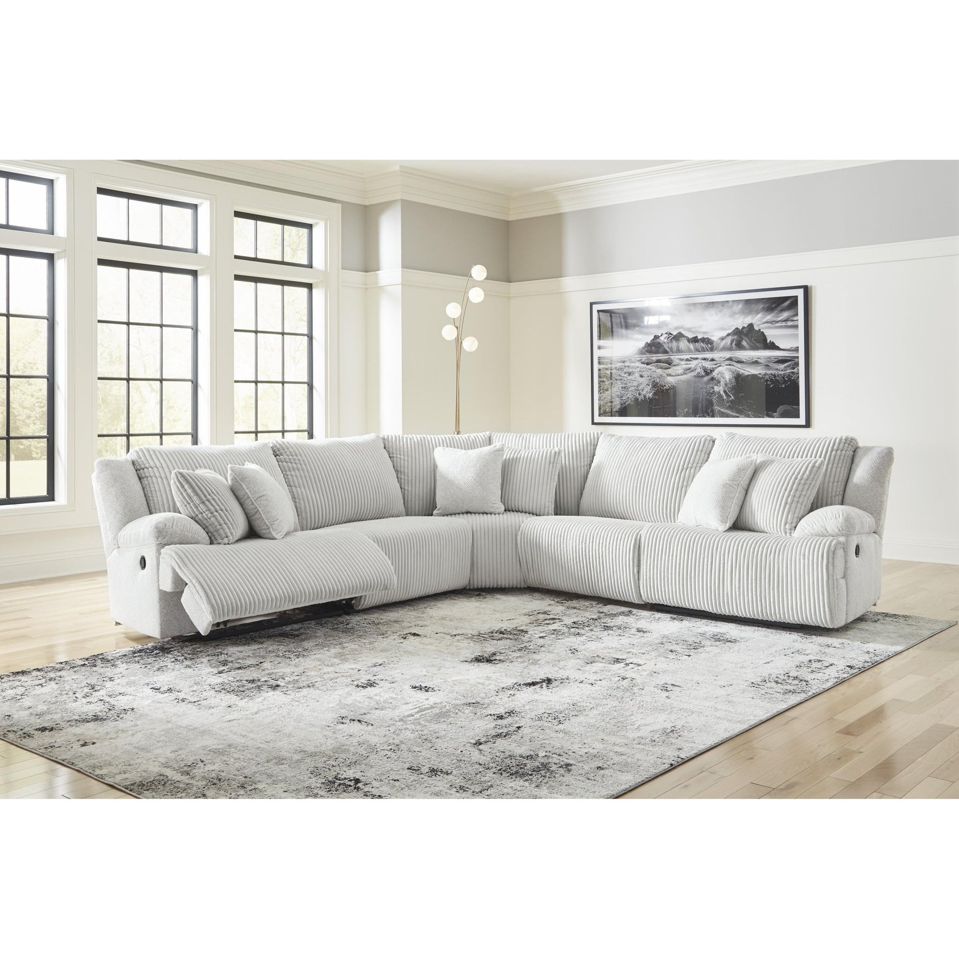 Signature Design by Ashley Top Tier 92706S3 5 pc Reclining Sectional - American Furniture of Slidell