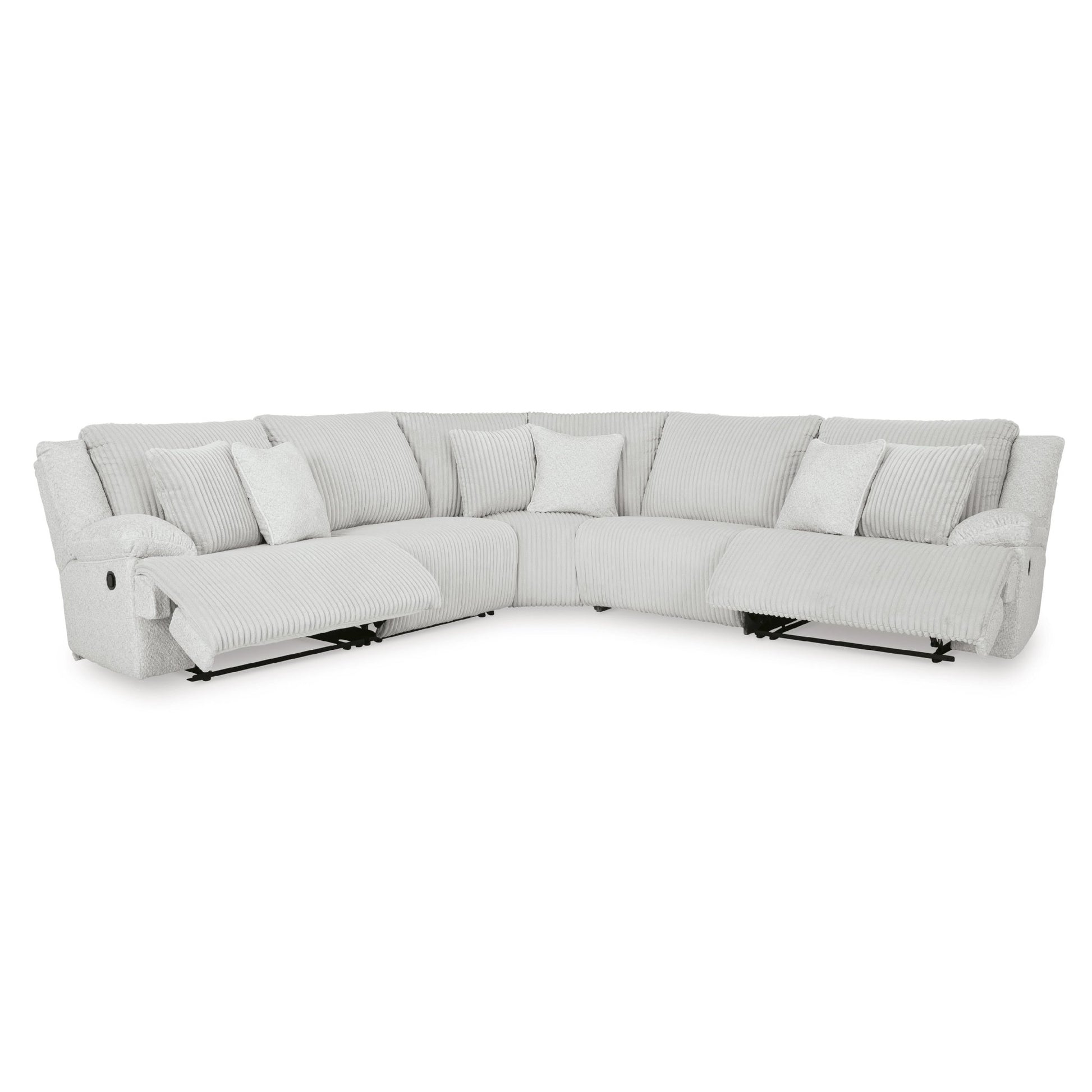 Signature Design by Ashley Top Tier 92706S3 5 pc Reclining Sectional - American Furniture of Slidell