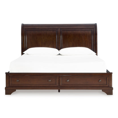Signature Design by Ashley Trellington B716B2 King Sleigh Storage Bed - American Furniture of Slidell