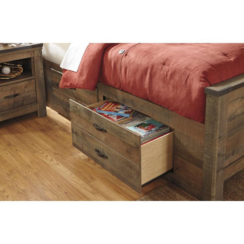 Signature Design by Ashley Trinell B446 - 50 Under Bed Storage with Side Rail - American Furniture of Slidell