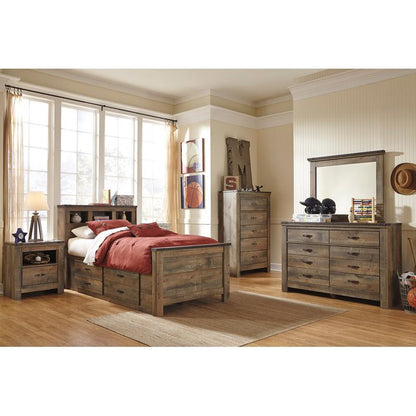 Signature Design by Ashley Trinell B446 - 63 Twin Bookcase Headboard - American Furniture of Slidell
