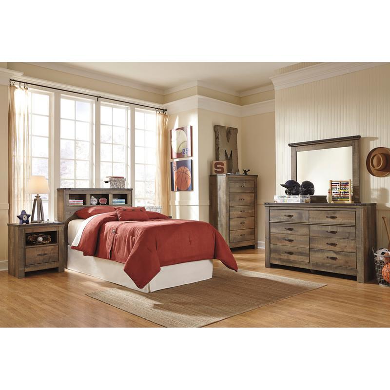 Signature Design by Ashley Trinell B446 - 63 Twin Bookcase Headboard - American Furniture of Slidell