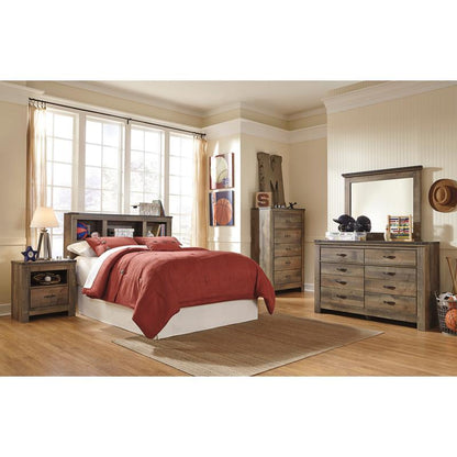 Signature Design by Ashley Trinell B446 - 65 Full Bookcase Headboard - American Furniture of Slidell