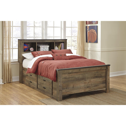 Signature Design by Ashley Trinell B446B79 Full Bookcase Bed with 2 Sided Storage - American Furniture of Slidell