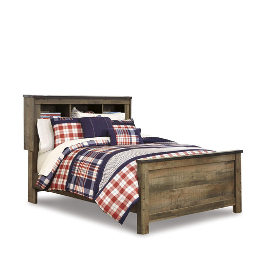 Signature Design by Ashley Trinell B446B87 Full Bookcase Panel Bed - American Furniture of Slidell