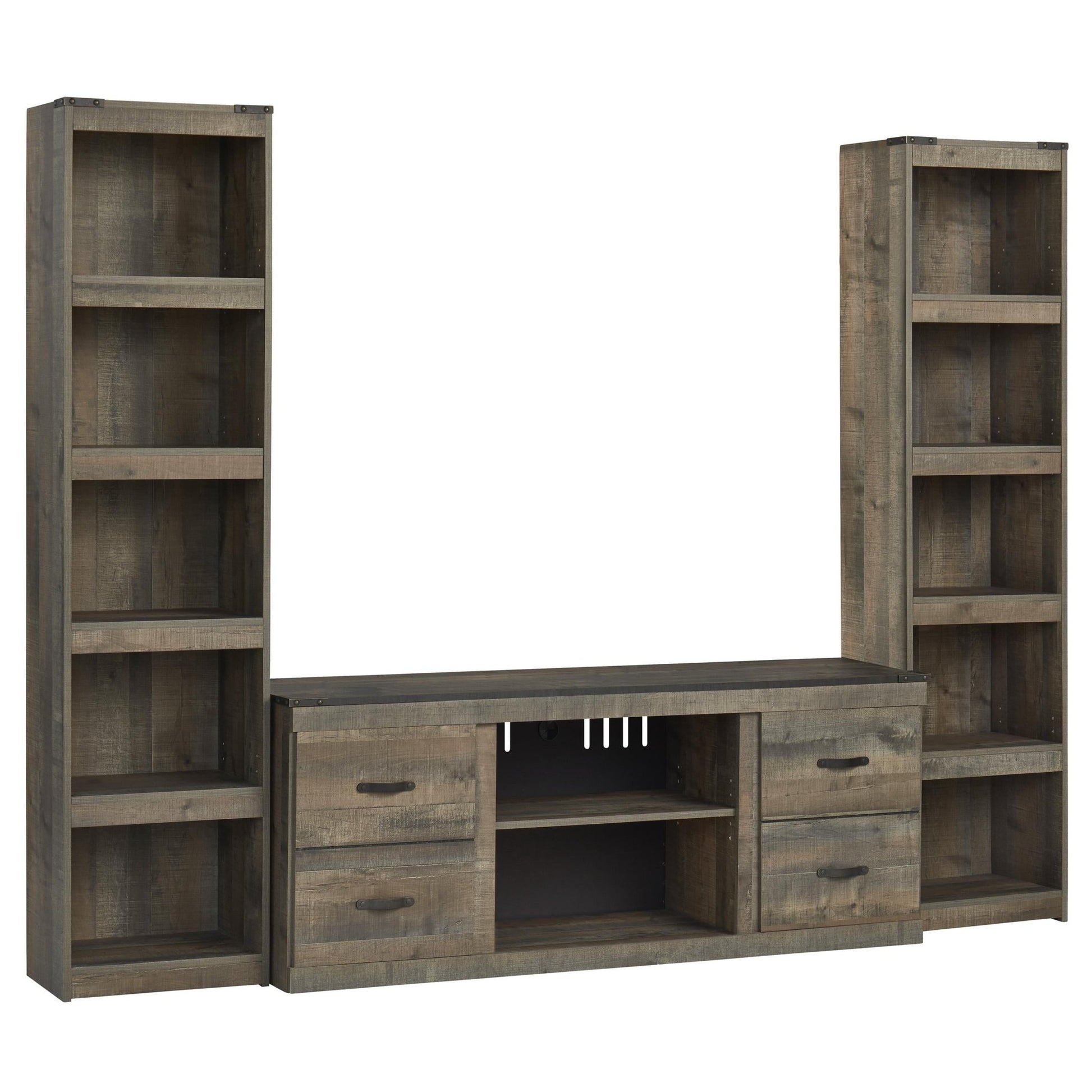 Signature Design by Ashley Trinell EW0446W10 3 pc Entertainment Center - American Furniture of Slidell