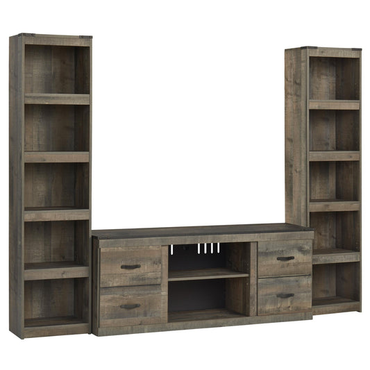 Signature Design by Ashley Trinell EW0446W10 3 pc Entertainment Center - American Furniture of Slidell