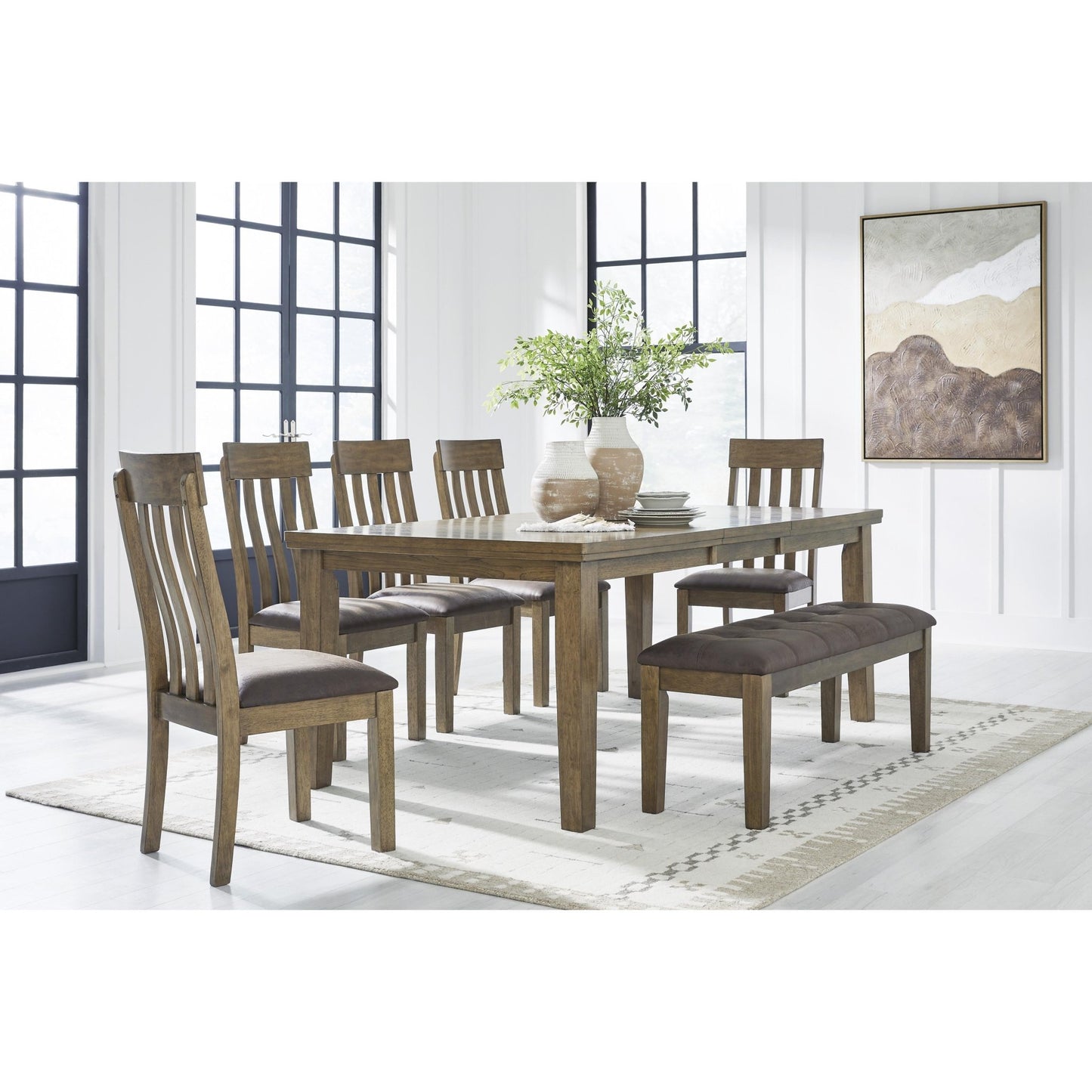 Signature Design by Ashley Urbinforte PCD592 - 00 Large Upholstered Dining Room Bench - American Furniture of Slidell