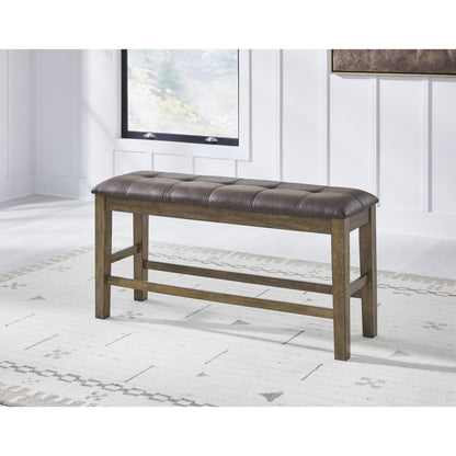 Signature Design by Ashley Urbinforte PCD592 - 09 Double Counter Upholstered Bench - American Furniture of Slidell