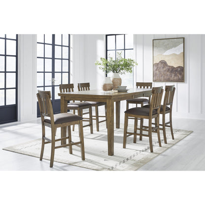 Signature Design by Ashley Urbinforte PCD592 - 32 Dining Room Counter Butterfly Extension Table - American Furniture of Slidell