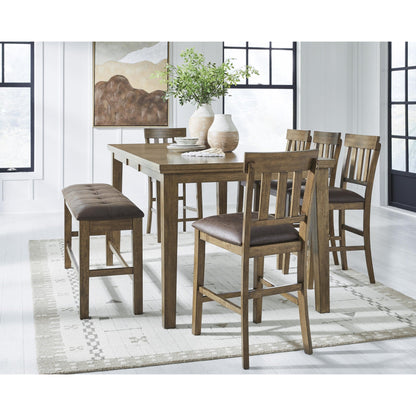 Signature Design by Ashley Urbinforte PCD592 - 32 Dining Room Counter Butterfly Extension Table - American Furniture of Slidell