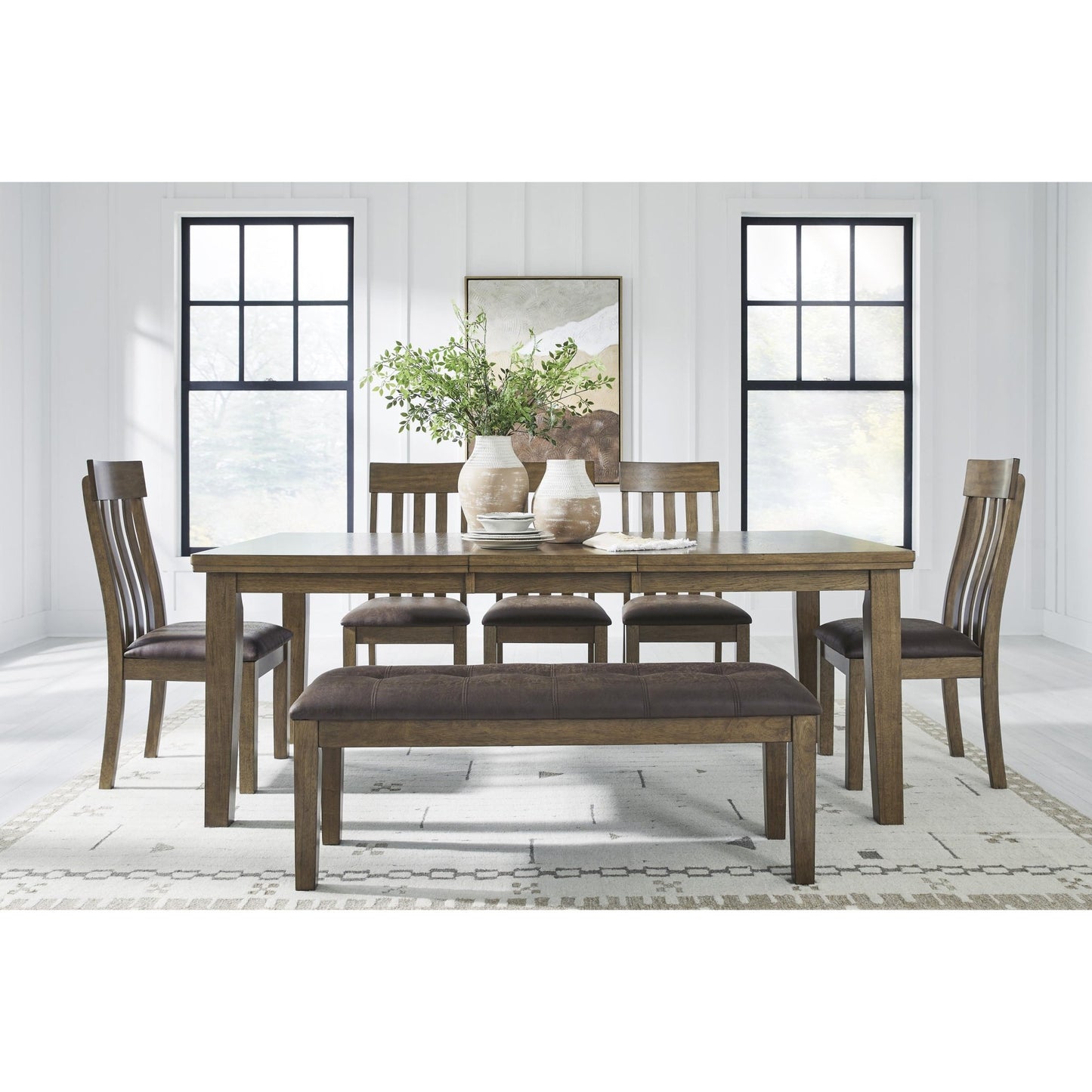 Signature Design by Ashley Urbinforte PCD592 - 35 Dining Room Butterfly Extension Table - American Furniture of Slidell