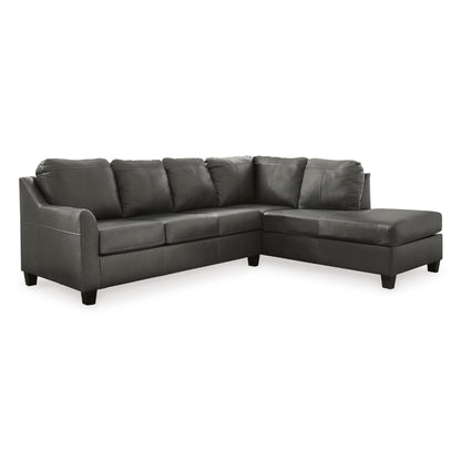 Signature Design by Ashley Valderno 47804S1 2 pc Sectional with Chaise - American Furniture of Slidell