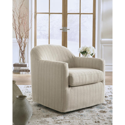 Signature Design by Ashley Valwick Swivel Accent Chair A3000817 - American Furniture of Slidell