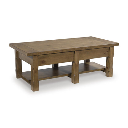 Signature Design by Ashley Vandenmore T539 - 1 Rectangular Cocktail Table - American Furniture of Slidell