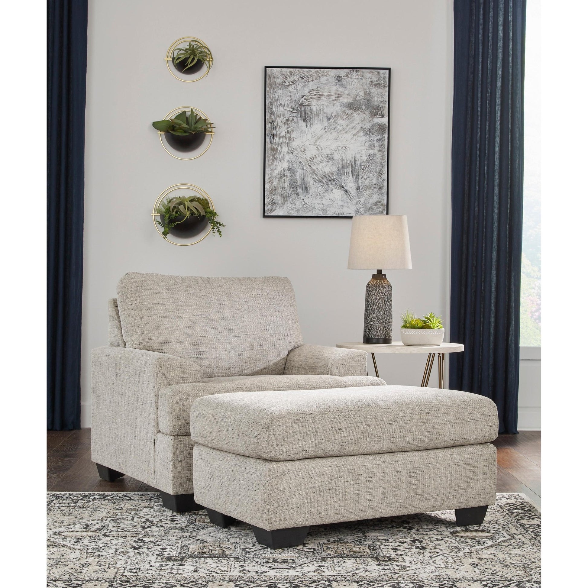 Signature Design by Ashley Vayda 3310414 Ottoman - American Furniture of Slidell