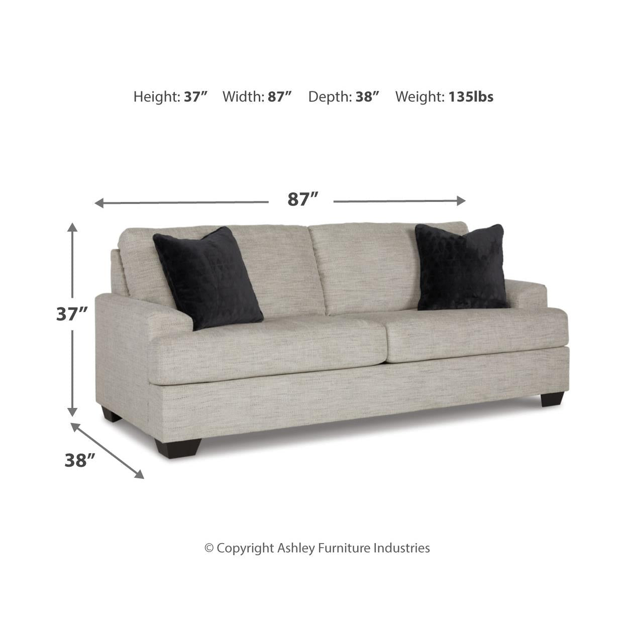 Signature Design by Ashley Vayda 33104U1 2 pc Living Room Set - American Furniture of Slidell
