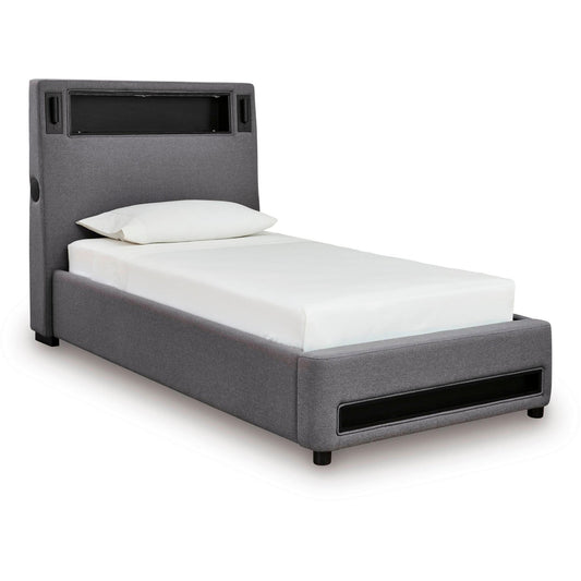 Signature Design by Ashley Verishaw PCB2721B23 Twin Upholstered Bed - American Furniture of Slidell
