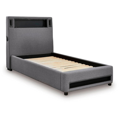 Signature Design by Ashley Verishaw PCB2721B23 Twin Upholstered Bed - American Furniture of Slidell