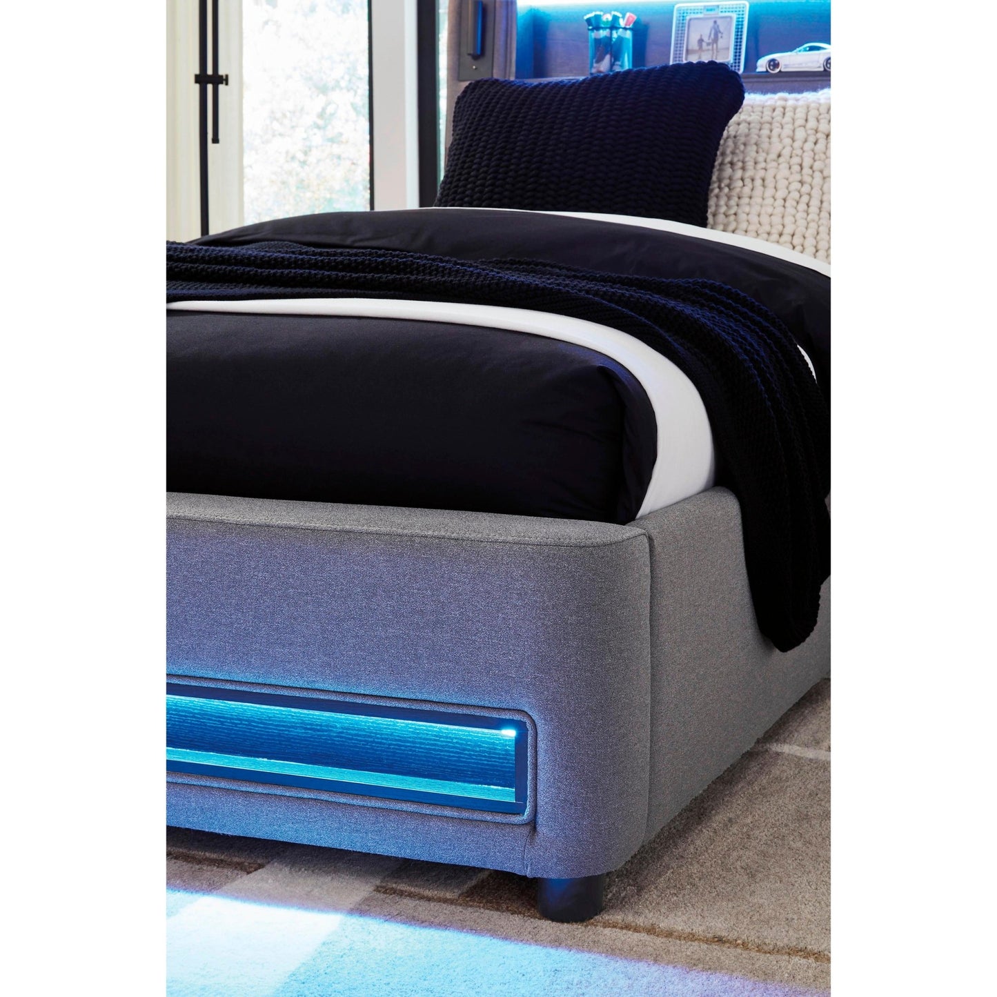 Signature Design by Ashley Verishaw PCB2721B23 Twin Upholstered Bed - American Furniture of Slidell
