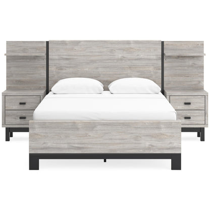 Signature Design by Ashley Vessalli B1036B5 Queen Panel Bed with Extensions - American Furniture of Slidell