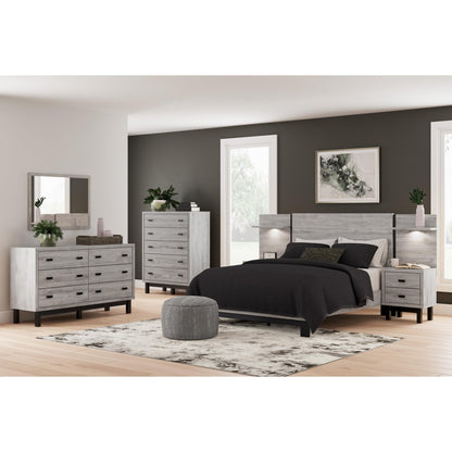 Signature Design by Ashley Vessalli B1036B5 Queen Panel Bed with Extensions - American Furniture of Slidell