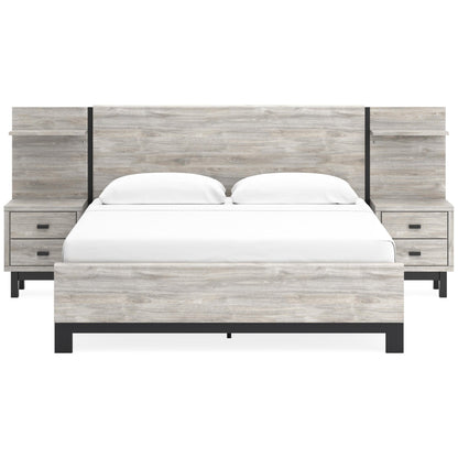 Signature Design by Ashley Vessalli B1036B8 King Panel Bed with Extensions - American Furniture of Slidell
