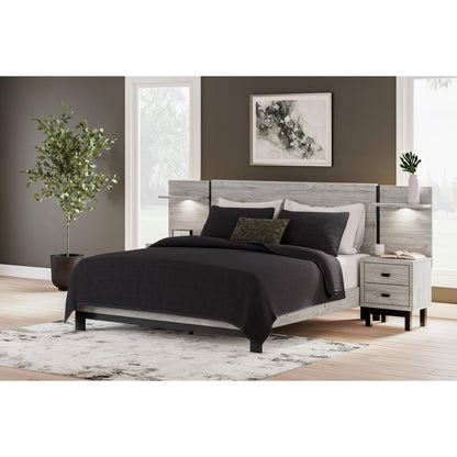 Signature Design by Ashley Vessalli B1036B8 King Panel Bed with Extensions - American Furniture of Slidell
