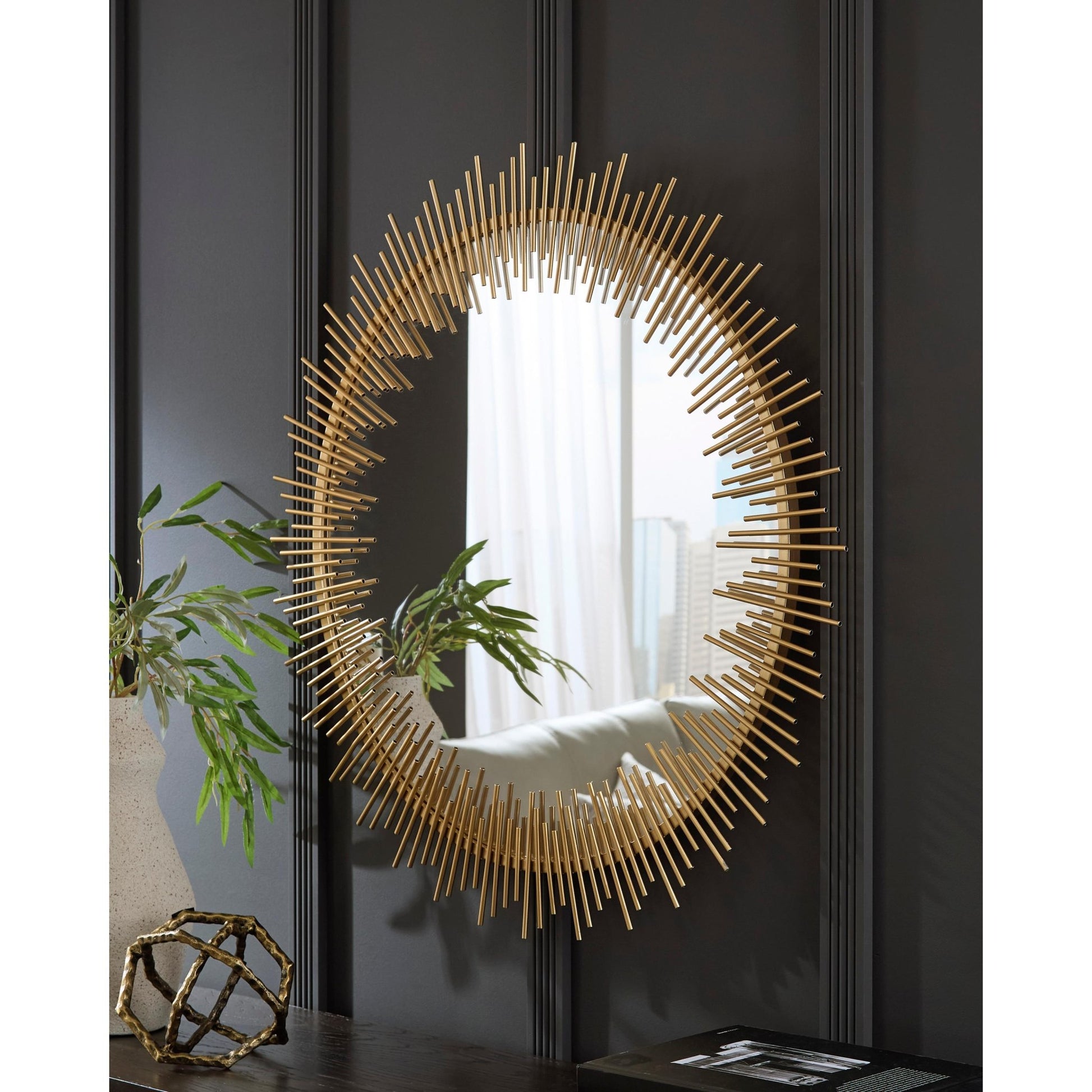Signature Design by Ashley Wainport A8010405 Accent Mirror - American Furniture of Slidell