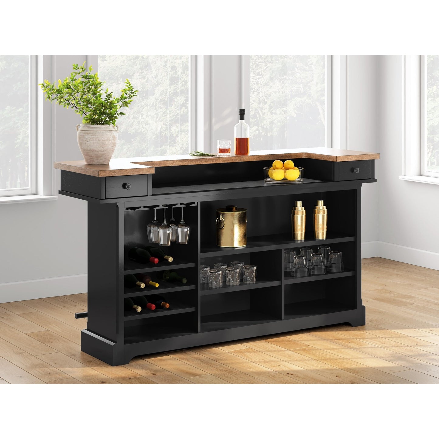 Signature Design by Ashley Wildenauer D634 - 65 Bar - American Furniture of Slidell