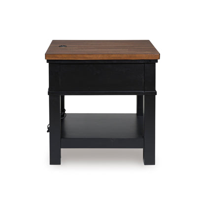 Signature Design by Ashley Wildenauer T664 - 3 Rectangular End Table - American Furniture of Slidell