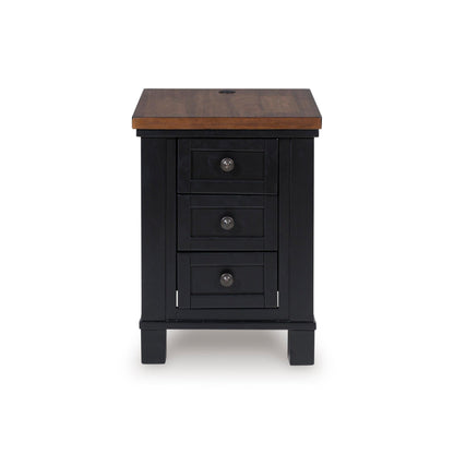 Signature Design by Ashley Wildenauer T664 - 7 Chair Side End Table - American Furniture of Slidell