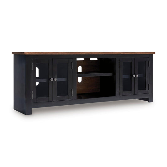 Signature Design by Ashley Wildenauer W664 - 68 XL TV Stand with Fireplace Option - American Furniture of Slidell