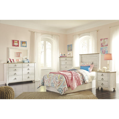 Signature Design by Ashley Willowton B267 - 53 Twin Panel Headboard - American Furniture of Slidell
