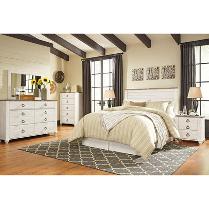 Signature Design by Ashley Willowton B267 - 57 Queen Panel Headboard - American Furniture of Slidell