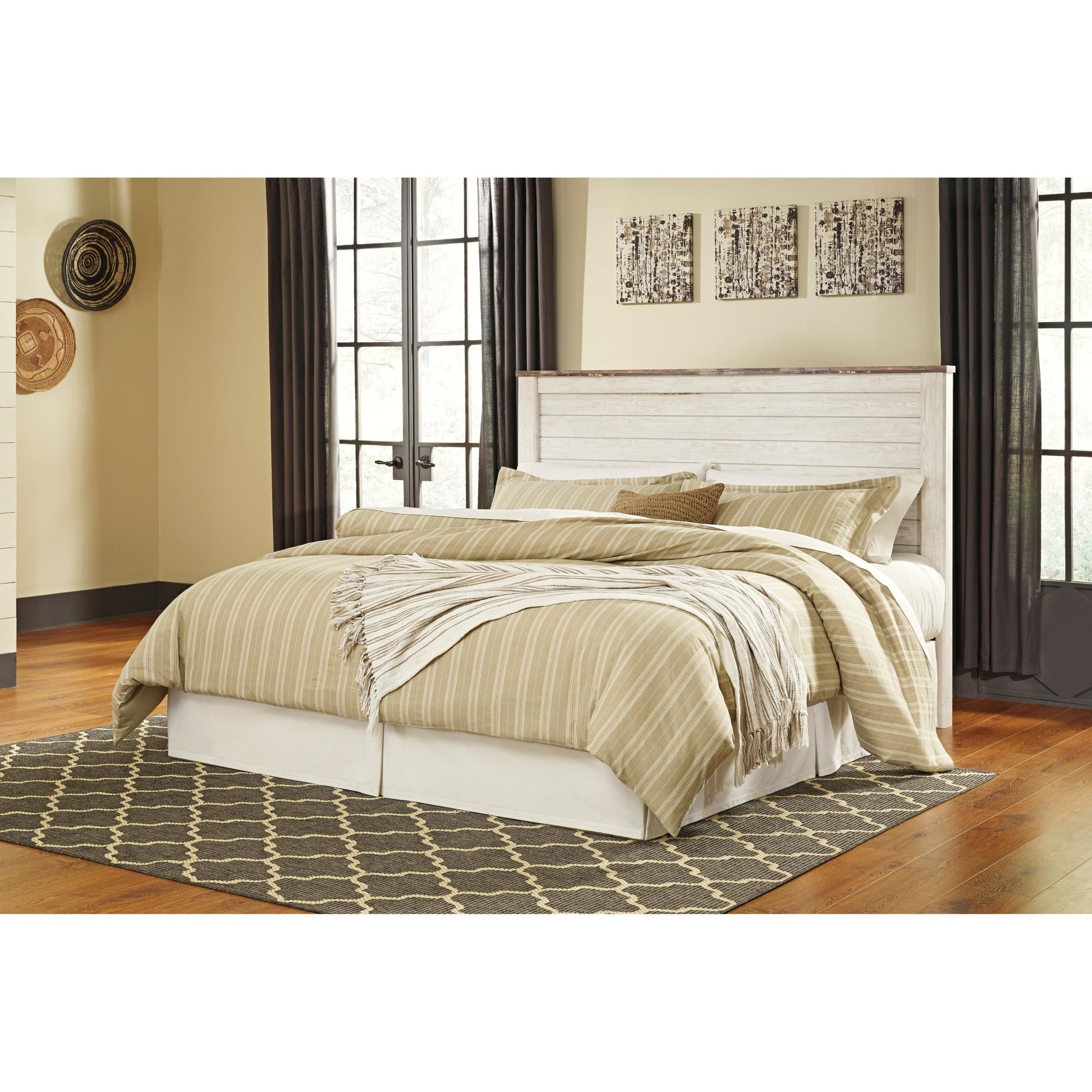 Signature Design by Ashley Willowton B267 - 58 King/California King Panel Headboard - American Furniture of Slidell