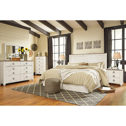 Signature Design by Ashley Willowton B267 - 58 King/California King Panel Headboard - American Furniture of Slidell
