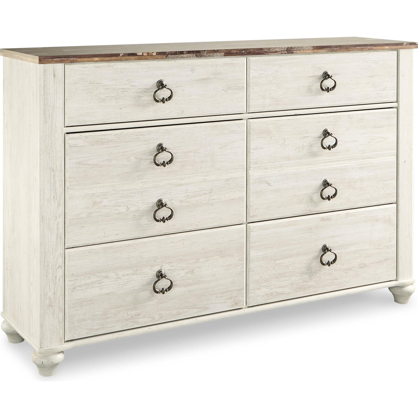 Signature Design by Ashley Willowton B267B56 8 pc Queen Sleigh Bedroom Set - American Furniture of Slidell