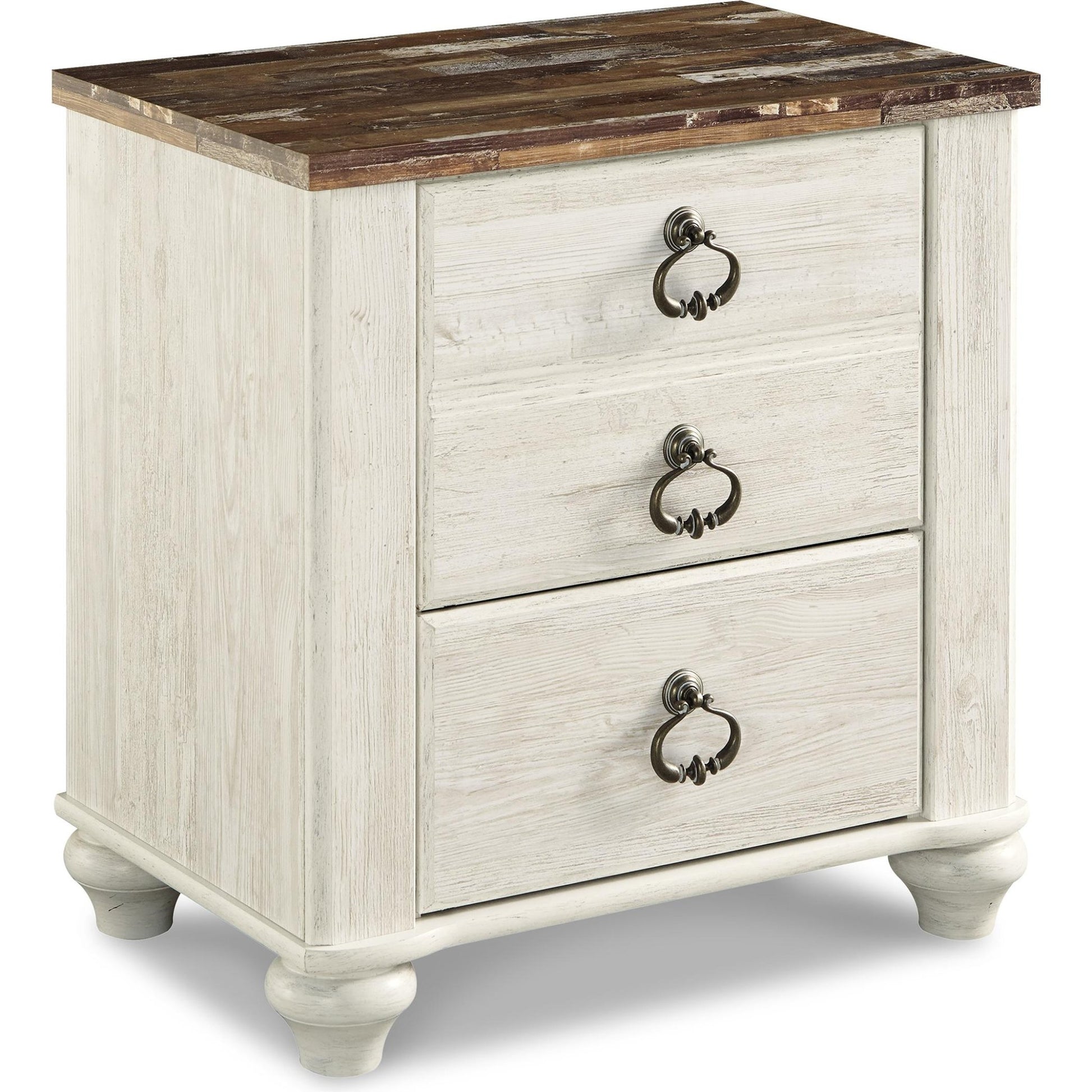 Signature Design by Ashley Willowton B267B58 8 pc Queen Sleigh Bedroom Set - American Furniture of Slidell