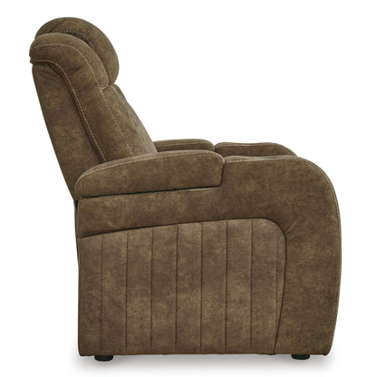 Signature Design by Ashley Wolfridge 6070313 Power Recliner with Adjustable Headrest - American Furniture of Slidell