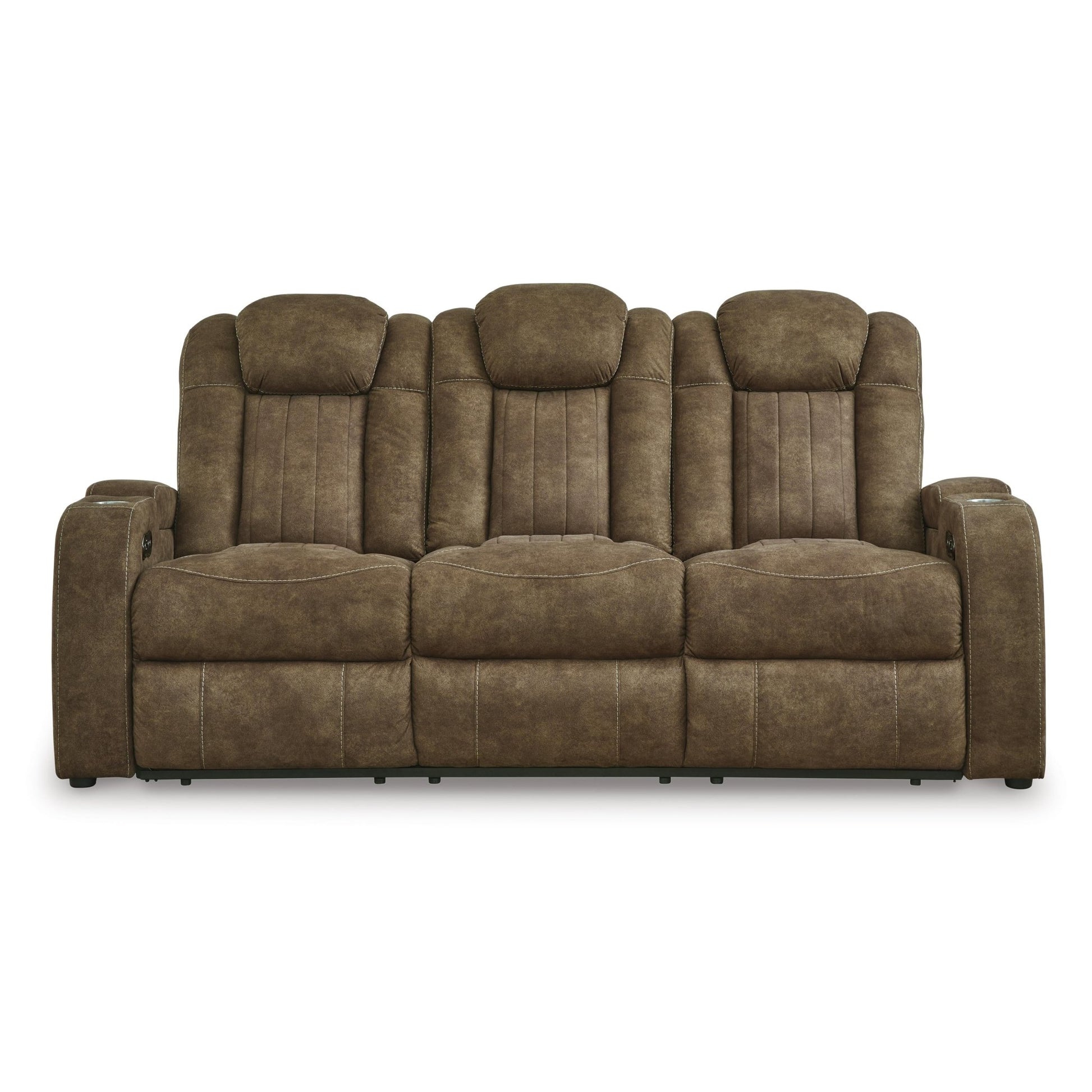 Signature Design by Ashley Wolfridge 6070315 Power Reclining Sofa with Adjustable Headrest - American Furniture of Slidell