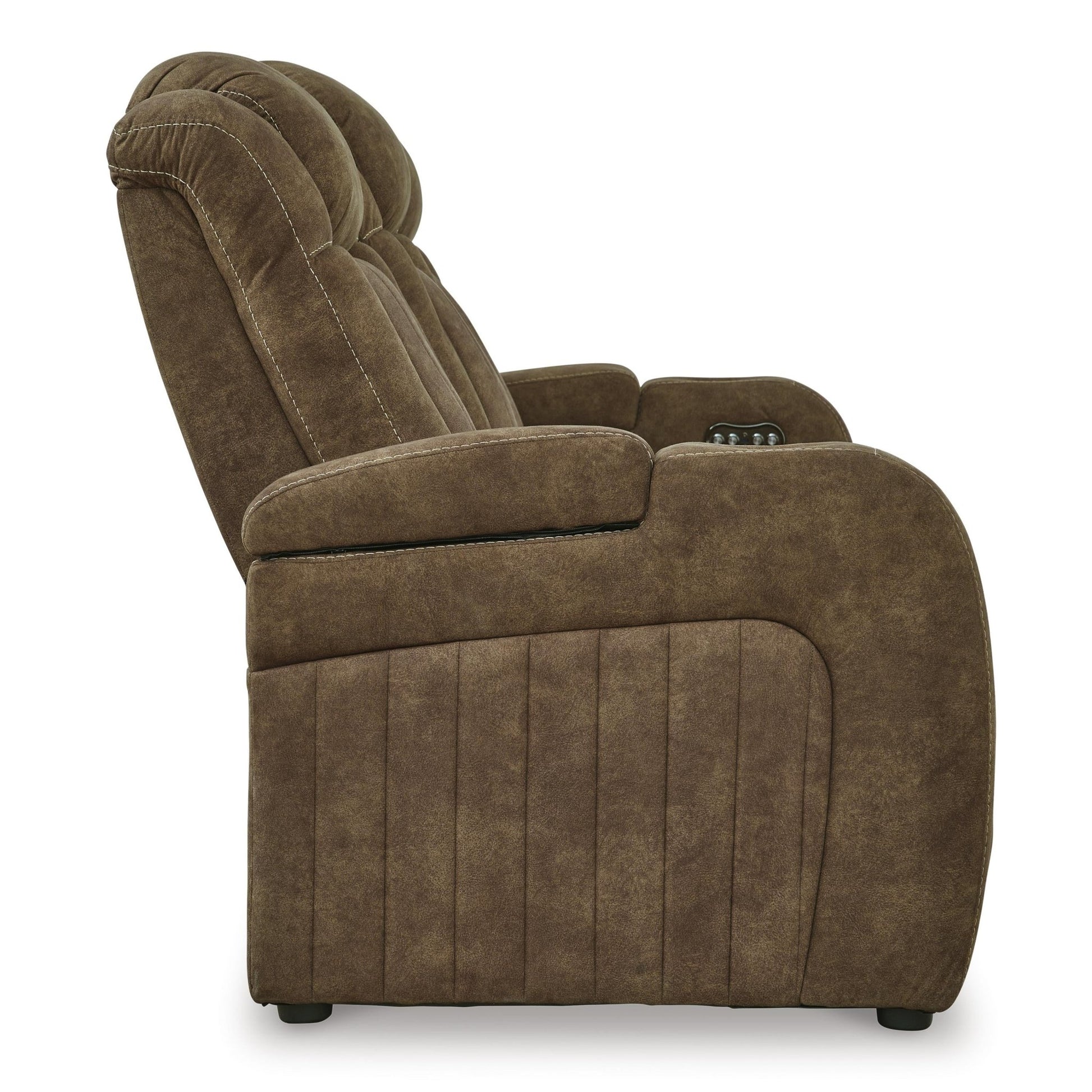 Signature Design by Ashley Wolfridge 6070315 Power Reclining Sofa with Adjustable Headrest - American Furniture of Slidell