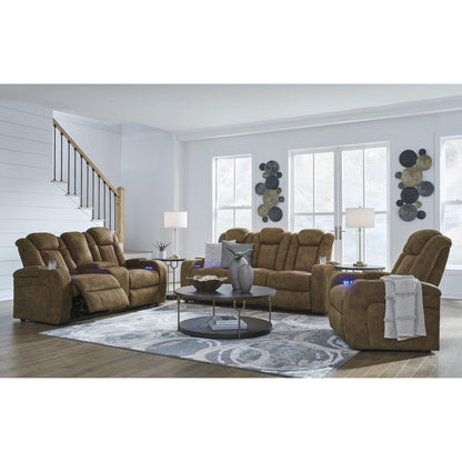 Signature Design by Ashley Wolfridge 6070315 Power Reclining Sofa with Adjustable Headrest - American Furniture of Slidell