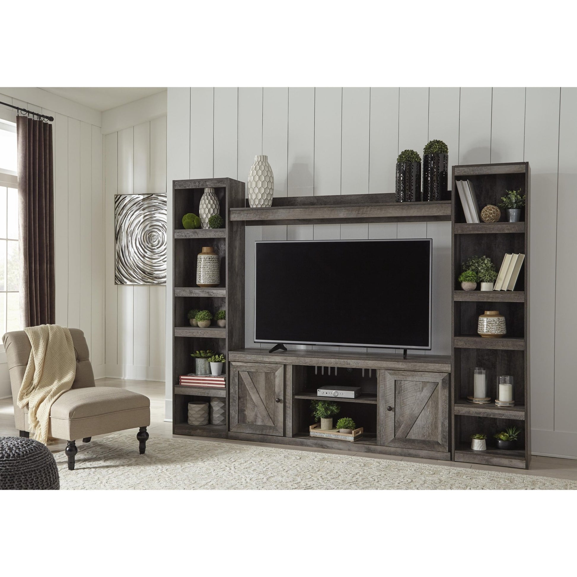 Signature Design by Ashley Wynnlow EW0440W6 4 pc Entertainment Center - American Furniture of Slidell