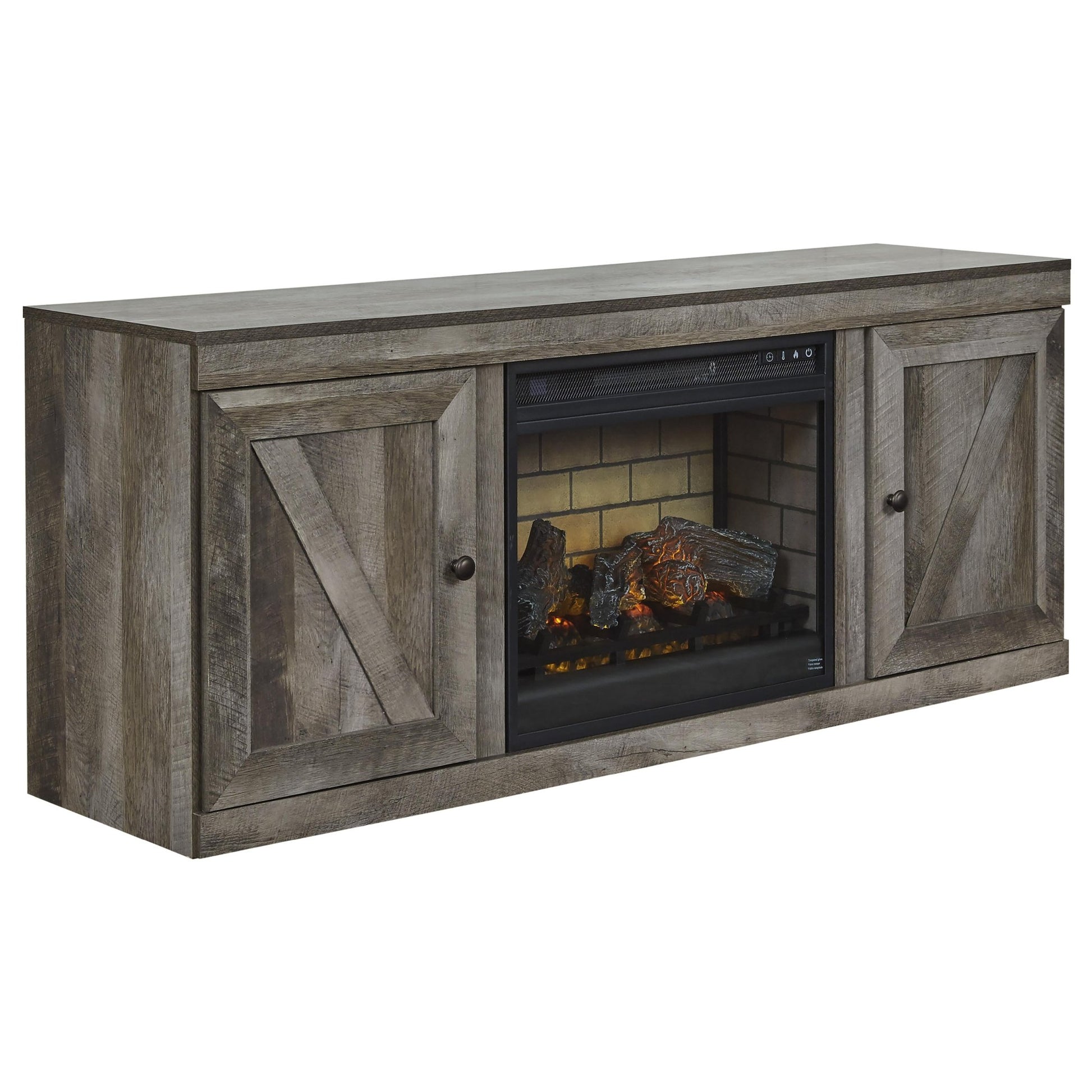 Signature Design by Ashley Wynnlow EW0440W7 TV Stand with Electric Fireplace - American Furniture of Slidell