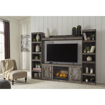 Signature Design by Ashley Wynnlow EW0440W8 4 pc Entertainment Center with Electric Fireplace - American Furniture of Slidell