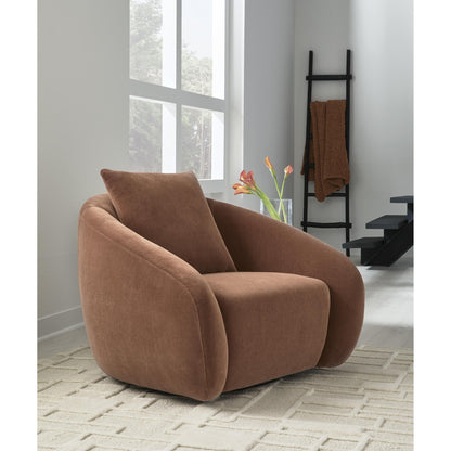 Signature Design by Ashley Yahya Swivel Fabric Accent Chair A3000780 - American Furniture of Slidell