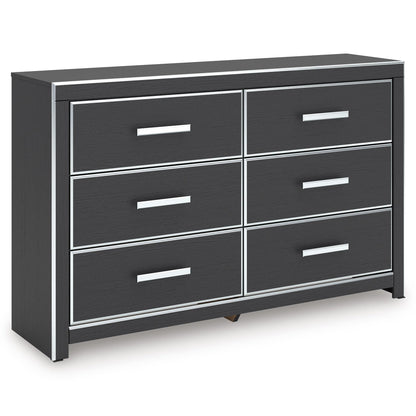 Signature Design by Ashley Zuraleus PCB3380 - 31 Six Drawer Dresser - American Furniture of Slidell