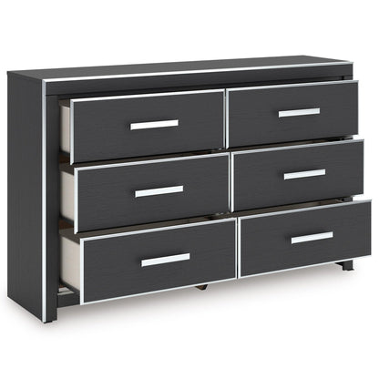 Signature Design by Ashley Zuraleus PCB3380 - 31 Six Drawer Dresser - American Furniture of Slidell